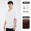 Camisa Polo de Seda Gelo Manga Curta Masculina High-end Gola Camiseta Masculina Estilo Americano Business Casual Paul Roupa Masculina
