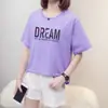 Ropa de Tallas Grandes para Mujeres de Mediana Edad y Mayores, Nueva Camiseta de Manga Corta para Mujeres de Tallas Grandes, Adelgazante para 120 kg, que Oculta el Vientre, Top para Rejuvenecer la Apariencia