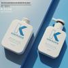 PE Limpador Facial Masculino Frasco Limpador 180ml Frasco de Leite Plástico Frasco Plano Quadrado Aperte Lavar