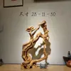 Adornos de Talla de Raíz de Ciprés de Acantilado de Taihang, Tallas de Madera Natural de Forma Libre de Guanyin y Maitreya, Artículos de Regalo, Artesanías de Madera Añeja