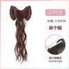 Acessórios de Cabelo Femininos Meio Rabo de Cavalo com Laço Pena de Galinha Peteca Volume Natural no Cabelo Rabo de Cavalo com Laço Super Doce Maillard