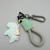 Ganhe Dinheiro Rápido com Este Chaveiro Artesanal de Couro Genuíno, Pingente de Chaveiro de Carro para Casal, Cordão Simples de Chaveiro de Couro