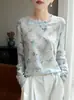 2026 Estilo Simples Confortável Emagrecedor Verão Novo Malha Tie-Dye Personalidade Manga Curta Dropshipping