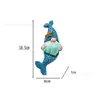 Figura de Elfo Linda de Resina de Venta Caliente Transfronteriza de Amazon Decoración de Gnomo con Temática de Océano de Verano