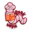 Libro de Aprendizaje Serie Gusano de Libro Zapatos de Cueva Zapato de Flor Hebilla para Zapato Funda para Teléfono Móvil Accesorios para Manualidades Accesorios para Zapatos de PVC Hebilla Decorativa de Dibujos Animados Lindos