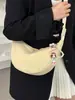 Bolsa casual de nylon estilo japonês para mulheres, nova bolsa de ombro para o verão, bolsa transversal simples estilo bolinho