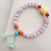 Novas Contas de Ábaco Chinesas, Pulseiras de Vidro, Pulseiras Antigas com Contas para Casais, Estudantes, Meninas, Pulseiras e Acessórios de Luxo Discreto