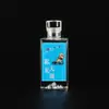 Botella pequeña de licor con tapa, Botella de licor de vidrio, Empaque con etiqueta de licor extranjero de 100 ml, Botella de licor vacía transparente al por mayor, Capacidad pequeña