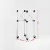 Carrito de almacenamiento de tenis, Carrito conveniente para entrenador de tenis para recoger pelotas, Cesta de pelotas, Carrito plegable de bádminton para recoger pelotas