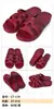 Pantuflas para Mujer, Sandalias Rojas, Elegantes Pantuflas Suaves de Suela Media con Tacón Medio para Madres de Mediana Edad y Mayores y Suegras, Pantuflas para el Hogar y el Baño Resistentes al Aceite