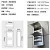 Portarrollos de Papel Higiénico Empotrado, Caja para Rollo de Acero Inoxidable Oculta Montada en Pared, Estante Pequeño de Almacenamiento para Nicho de Baño