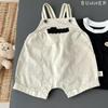 Ropa de Verano para Bebé, Traje de Camiseta de Manga Corta y Pantalones de Tirantes de Verano para Bebé Niño, Conjunto de Dos Piezas Delgado Estilo Coreano para Salir