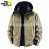 Nueva Chaqueta Táctica de Polar para Montañismo de Primavera y Otoño, Chaqueta Soft Shell a Prueba de Viento, Chaqueta con Capucha para Hombre de Otoño e Invierno para Exteriores