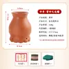 Frasco Dragón de Fuego de Bianstone, Frasco Especial de Medicina Tradicional China, Frasco Integrado para Moxibustión y Raspado de Arcilla Púrpura para el Hogar, Equipo Especial de Moxibustión para Salones de Belleza