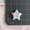 Creativo Lazo Doble Estrella Dibujos Animados Estilo Nuevo Accesorios de Resina DIY Pegamento de Crema Funda para Teléfono Móvil Paquete de Materiales al por Mayor