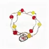 Ventas Directas de Fábrica Pulseras Personalizadas Hechas a Mano 32 Equipos de Fútbol de la NFL Pulseras de Cristal para Mujer Pulseras de Temperamento de Moda