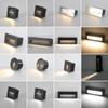 Lámpara de esquina lámpara de esquina empotrada lámpara de pared lateral lámpara de escalón lámpara de pared led impermeable lámpara de rodapié lámpara de jardín