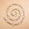 Hebilla de Moda Metálica Cadena de Cintura Estilo Coreano para Mujer Dorado Decorativo Cinturón para Vestido Mujeres de Gama Alta Elástico Delgado Faja