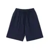 Pantalones cortos para hombre 320g, estilo vintage, desgastados con bordes descoloridos, corte holgado, estilo para pareja, algodón puro, pantalones cortos de longitud media, venta al por mayor de fábrica