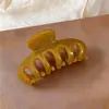 Pinza geométrica para el cabello de acrílico estilo coreano, accesorio para el cabello de alta gama para recogidos, pinza de tiburón que añade volumen, accesorio para el cabello de moda para mujeres