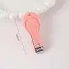 Cortador de Unhas Cor Doce Cortador de Unhas Criativo Cortador de Unhas Portátil para Casa Anti-Salpicos Ferramenta de Manicure para Meninas