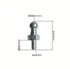 Resorte de Gas Bola Cabeza Tornillo M6M8 Roscado Perno de Bola Tallo de Bola Accesorios de Varilla Expulsora de Maletero Varilla Hidráulica Pasador de Bola de Tornillo Varilla