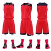 Camiseta deportiva al por mayor, uniforme de entrenamiento de verano, uniforme de clase, impresión de baloncesto, uniforme de equipo de competición, tablero ligero para hombres y adultos, de secado rápido
