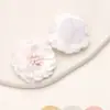 Versión Coreana Ins Versátil 3cm Fibra Ultra Flor de Margarita Artificial Material para Accesorios de Pasador de Pelo Sombrero Tocado Flor de Zapato DIY