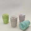 Taza de café de paja de trigo estilo europeo portátil para agua para exteriores ocio al por mayor