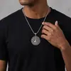 Colgante de árbol de la vida vikingo retro con personalidad nórdica, estilo punk de acero inoxidable, collar popular para hombre, venta directa.