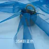 Tela de Organza 2020D Hilo Ruyi Mate Transparente Ligeramente Rígida Accesorios de Encaje Bordado Tela para Empaque de Regalos