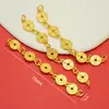 Corrente de extensão de corrente de pulseira de ouro antiga corrente de alta cor material de extensão de pulseira colar feito à mão DIY