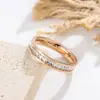 Ventas Directas de Fábrica, Tres Colores Disponibles, Anillo de Gypsophila para Mujer, Estilo Ins de Nicho, Múltiples Tallas, Anillos de Pareja, Fabricante en Stock