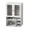 Portavasos de Escritorio Gabinete de Almacenamiento Apilable Estilo Italiano Taza de Café Bolsa de Té para Café Gabinete de Almacenamiento de Múltiples Niveles Estante de Almacenamiento Compartimentado