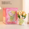 Ramo de tulipanes, decoración de mesa de resina, regalo para el Día del Maestro, arreglo floral para vinoteca, maceta de suculentas para mamá