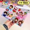 Caderno Original Cartoon A7 Acrílico de Folhas Soltas, Caderno de Estudante Anime Estética Fofa Feminina