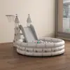 [Escada para Bebê com Escorregador para Uso Familiar Interno e Externo, Balanço para Crianças, Piscina de Bolinhas para Bebê, Bolas Oceânicas]