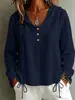 2026 Otoño/Invierno Nuevo Moda Casual Transfronteriza Europea y Americana de Color Sólido con Botones y Capucha Camisa de Manga Larga Top para Mujer