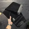 Jeans para Hombre 2026 Nuevo Otoño Primavera Marca de Moda Bordados Holgados Pierna Recta Otoño Negro Gris Elásticos Casuales Pantalones Largos