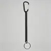 Pinzas de pesca al por mayor, cuerda de seguridad de alambre de acero, pinzas para señuelos retráctiles automáticas, cuerda de protección para caña de pescar, accesorios de pinza para peces, resorte anti-enredos