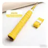 Fita Adesiva Plana 102C para Empunhadura de Raquetes de Badminton, Antiderrapante, Absorvente de Suor, Durável, com Látex, Adequada para Raquetes Peak, Transfronteiriça