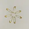 Etiqueta de alfiler calabaza pequeña oro tienda de ropa etiqueta hebilla pin broche fijado ropa clip de papel grande