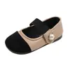 Zapatos para Niños 2026 Primavera y Otoño Nuevo Estilo Zapatos de Cuero Versátiles para Niñas Zapatos Individuales para Bebé Zapatos de Princesa de Moda para Niñas