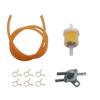 Kit de Filtro de Gasolina y Interruptor de Aceite de Entrada Única y Salida Única para Motocicleta Modificada