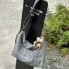 Bolso de Hombro Retro Americano con Estampado de Leopardo Estilo Perezoso Versátil Bolso de Mano Bolso de Hombro Gran Capacidad Bolsa de Compras para Viajes