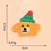 Nueva Serie de Dibujos Animados Mini Pegatinas de Tela Bordado DIY Accesorios de Ropa Decoración Mochila Escolar Infantil Decorativa Estilo Pegamento Caliente