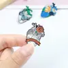Dibujos Animados Europeos y Americanos Creativos Corazón de Océano Aleación Goteo de Aceite Broche Rosa Van Gogh Corazón Mariposa Pines Accesorios