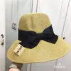 Nuevo Sombrero de Paja Coreano para Mujer de Verano Sombrero de Sol Sombrero de Pescador Sombrero de Paja para Niños de Primavera y Verano para Mujer