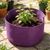 Bolsas de plantación, bolsas para plantar árboles, bolsas de cultivo redondas y rectangulares para plantas de hortalizas, bolsas de plantación de fieltro transfronterizas, tela no tejida engrosada