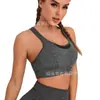 Sujetador deportivo para mujer transfronterizo, secado rápido, a prueba de impactos, sujetador de yoga de alta intensidad con espalda cruzada, estilo camiseta sin mangas anti-caída